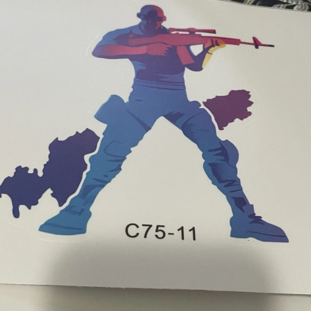 Clear Vinyl Decal 6